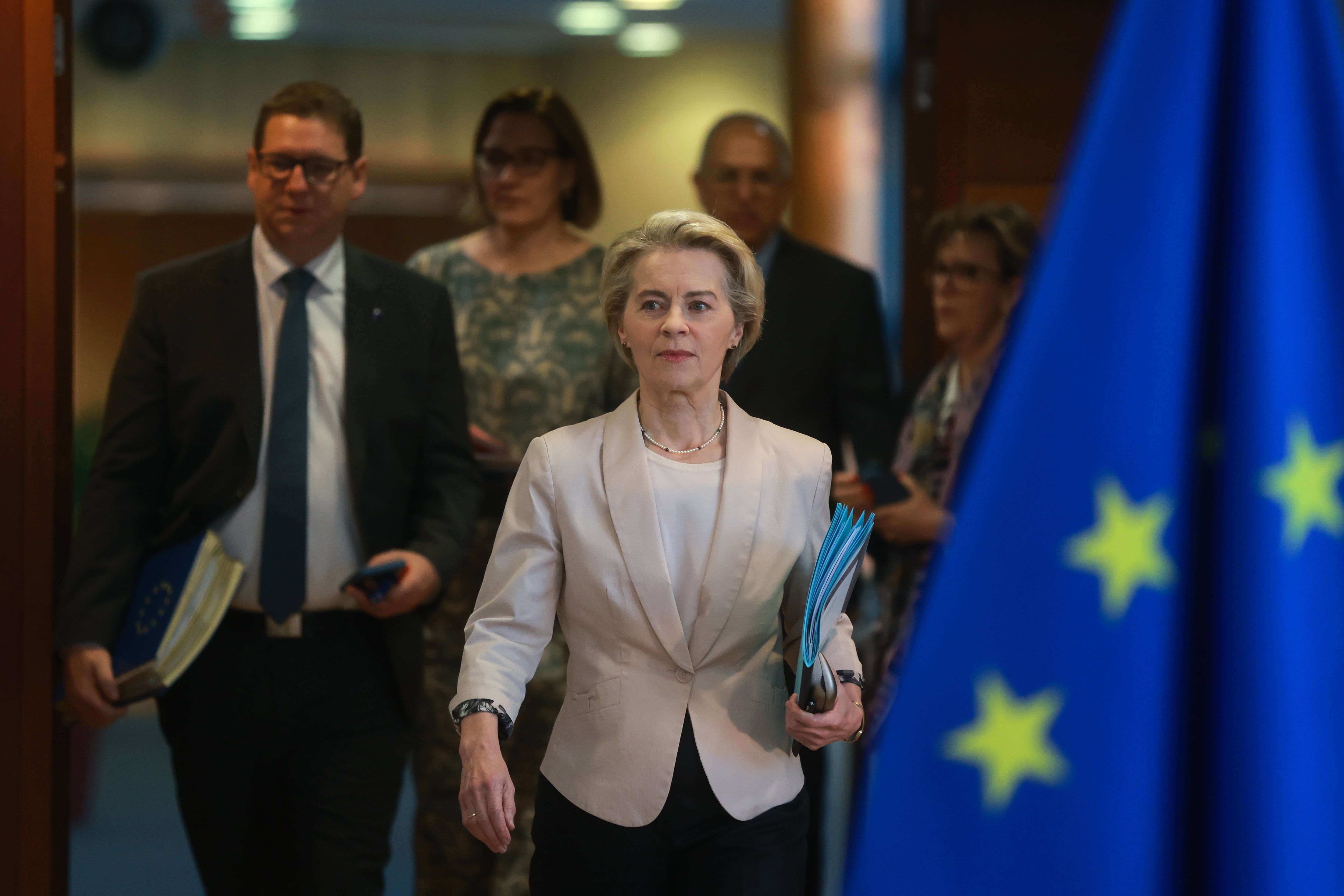 La presidenta de la Comisión Europea, Ursula von der Leyen.