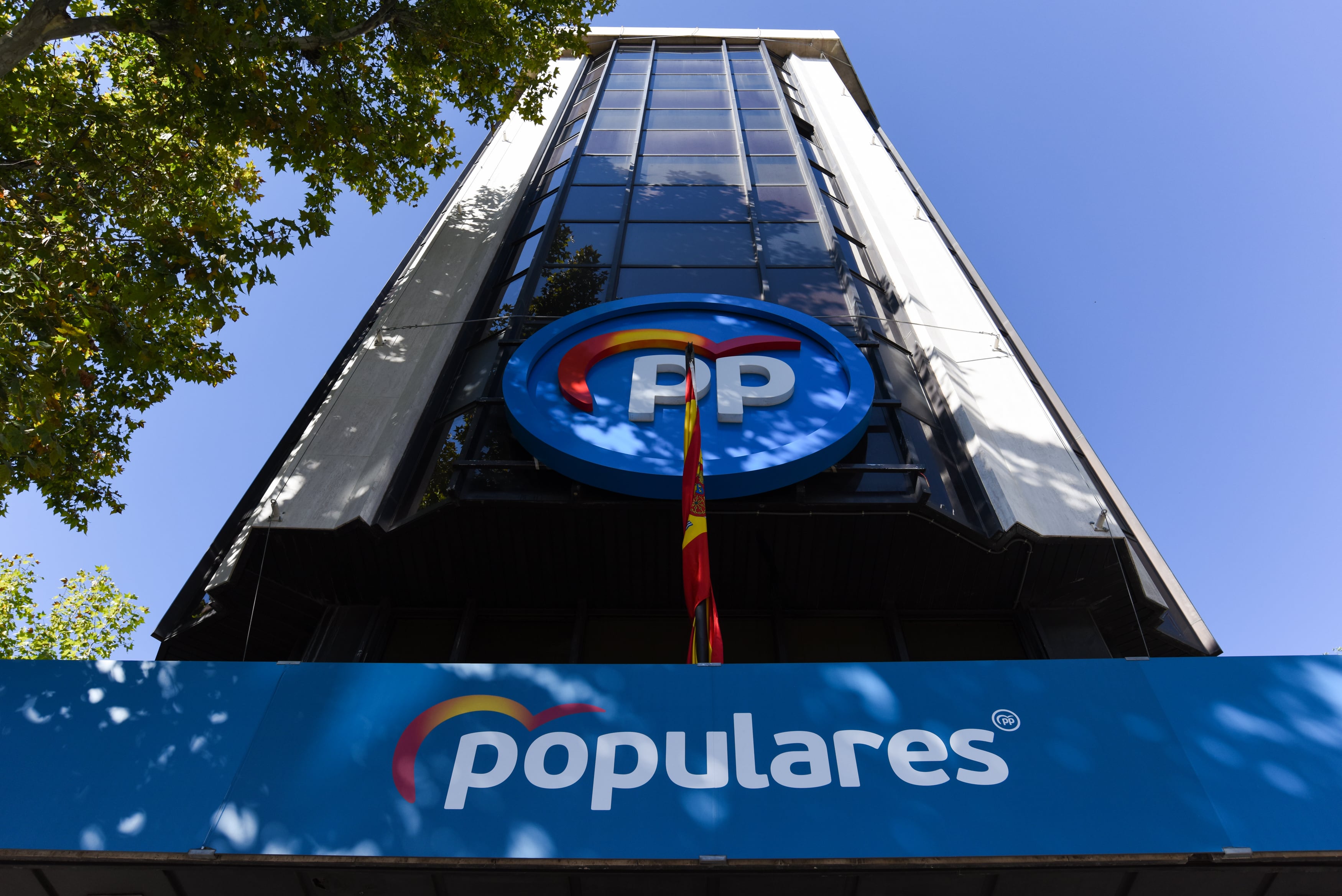 Sede del PP nacional, en la calle Génova 13 de Madrid