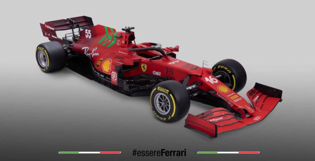 El nuevo Ferrari de Carlos Sainz.