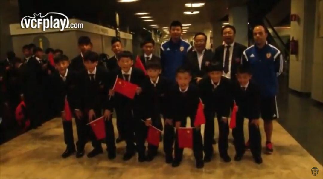 Wanda niños Valencia CF