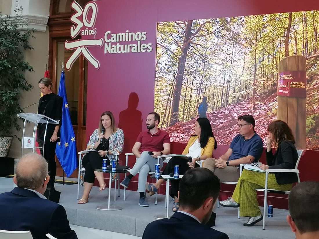 Mónica Soler en la jornada de Red de Caminos