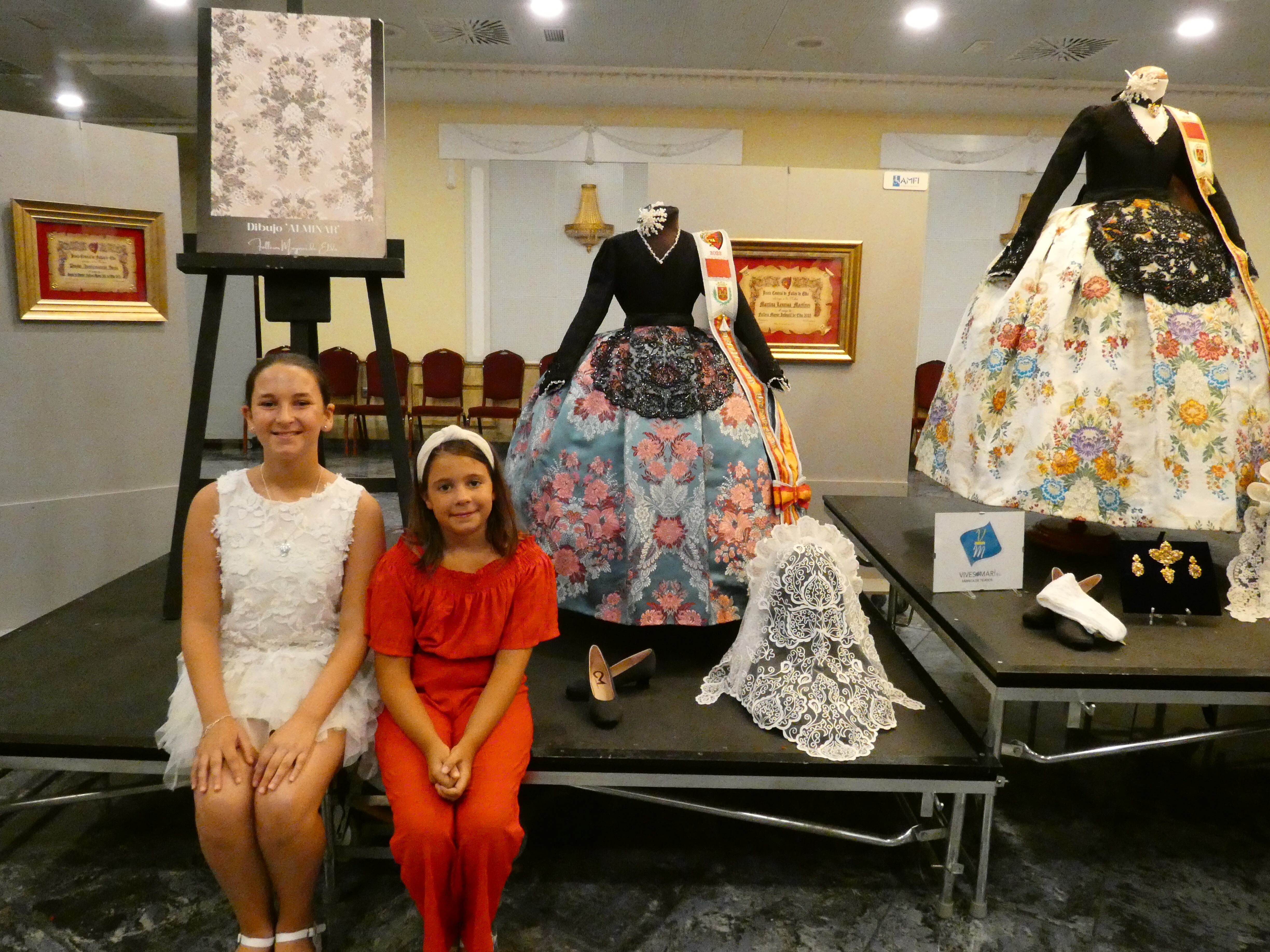 Presentación indumentaria fallera-Damas de Honor Infantiles Elda 2023