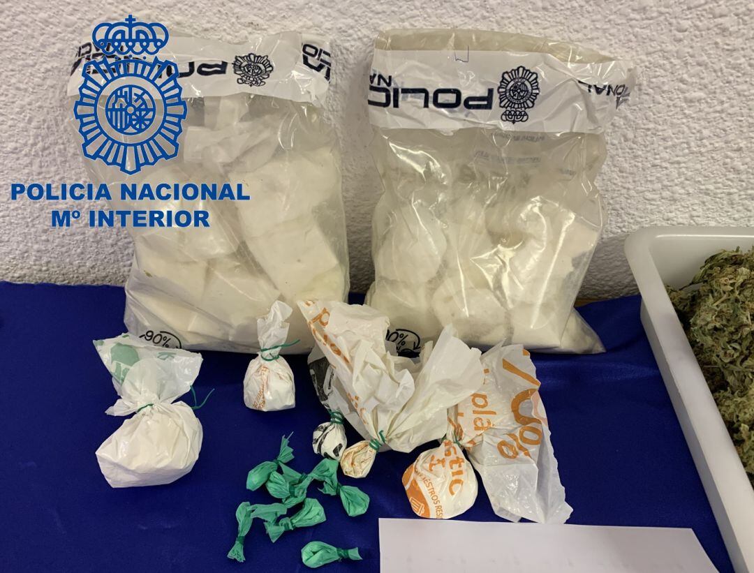 Cocaína incautada en la Safor 