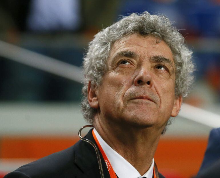 GRA310. AMSTERDAM, 31/03/2015.- El presidente de la Real Federación Española de Fútbol, Ángel María Villar, durante el partido amistoso que España y Holanda juegan hoy en el Amsterdam Arena. EFE/JuanJo Martín