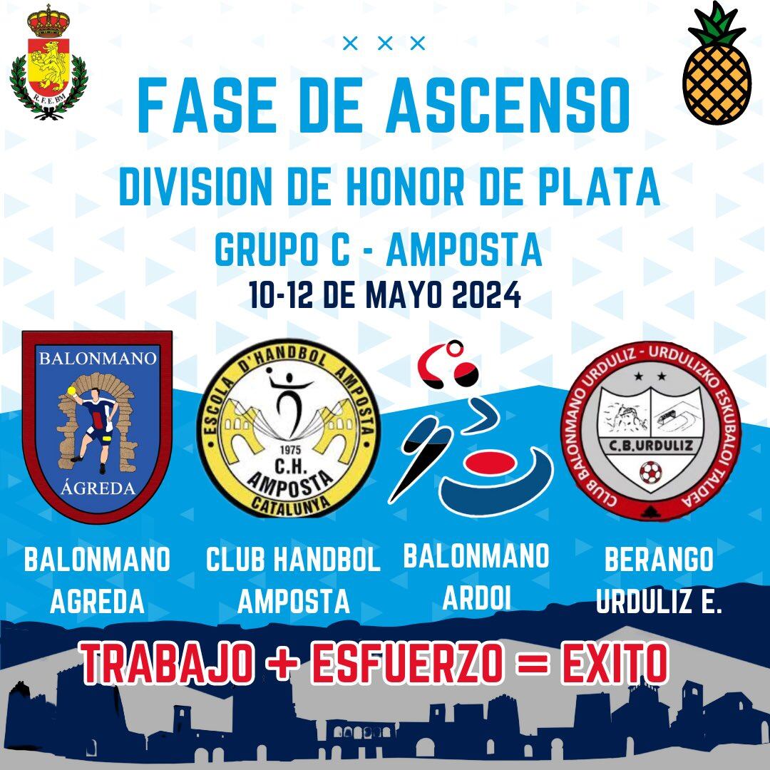 Fase de Ascenso a División de Honor Plata en Amposta, con el BM Ágreda.