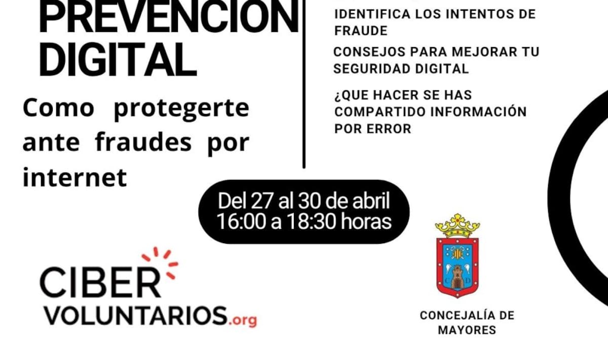 El Ayto de Caudete organiza un nuevo curso para dar pautas y consejos ante fraudes y estafas en internet