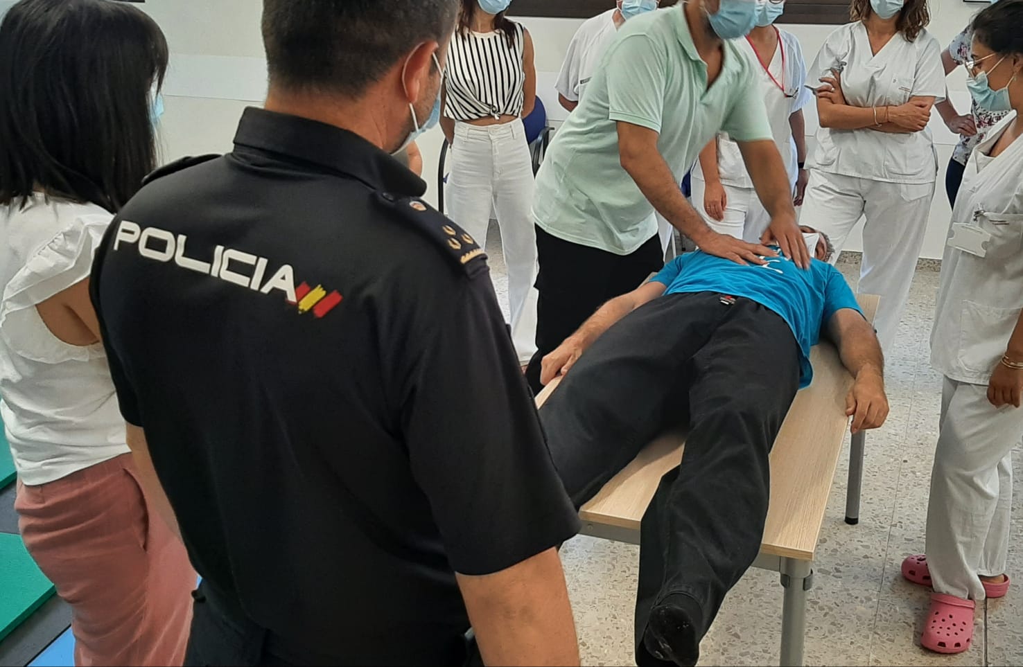 La Policia Nacional està realitzant formació en defensa personal