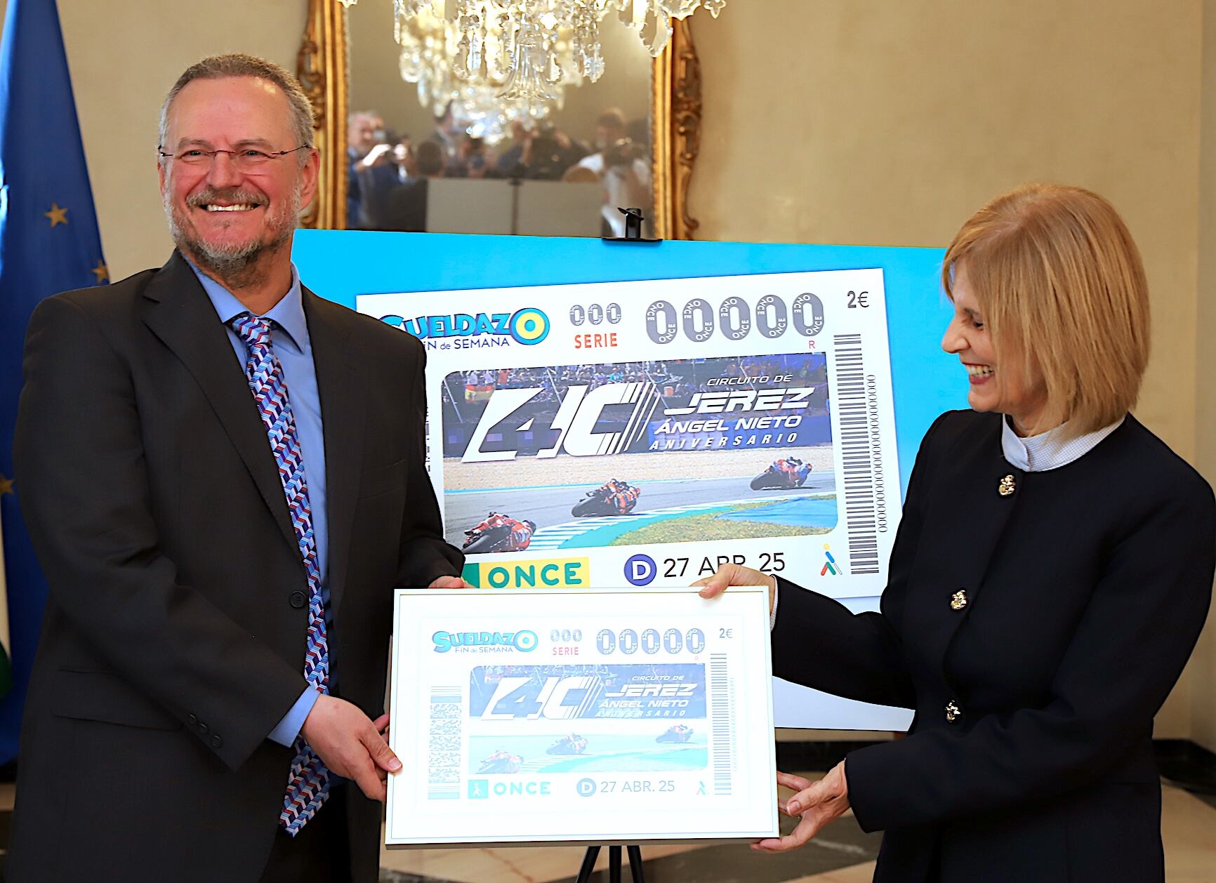 Presentado el cupón de la ONCE dedicado all Circuito de Jerez