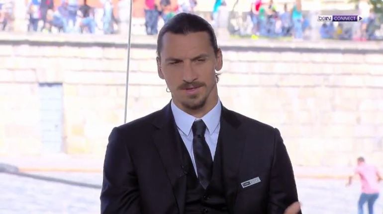 Ibrahimovic durante su entrevista en Bein Sports.