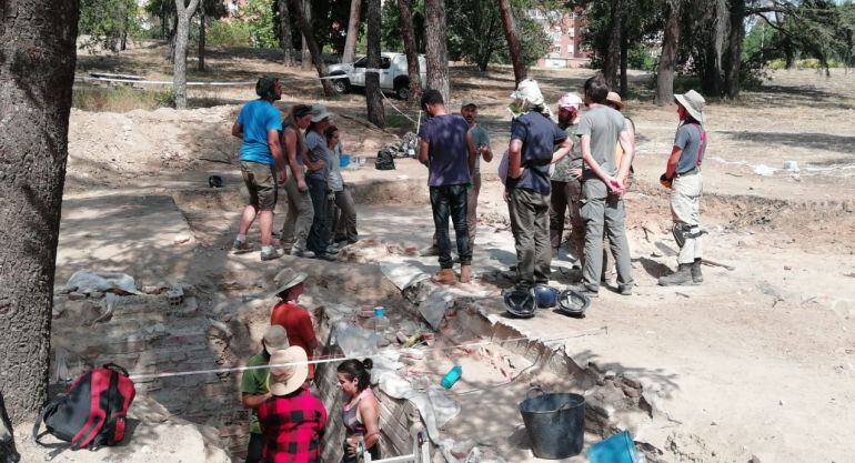 Ruinas del Asilo de Santa Cristina, objeto de estudio de un equipo de arqueólogos del CSIC