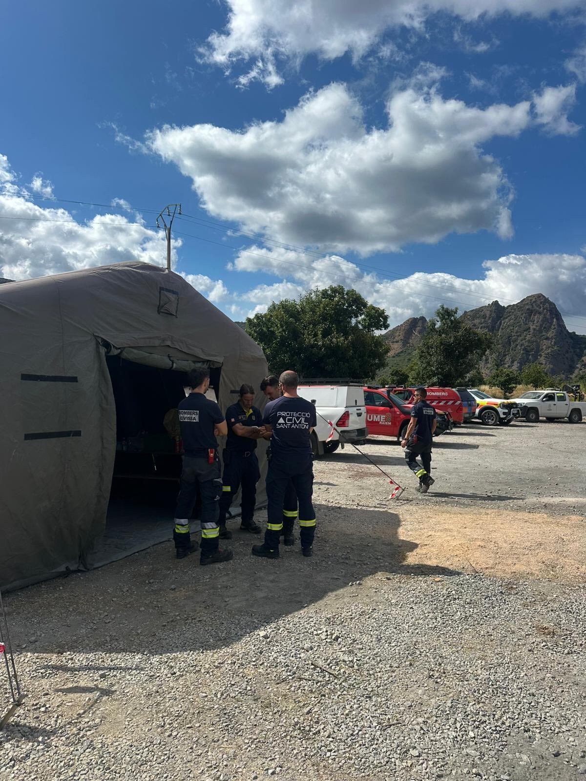 Efectivos baleares incendio León. CAIB 20/08/25