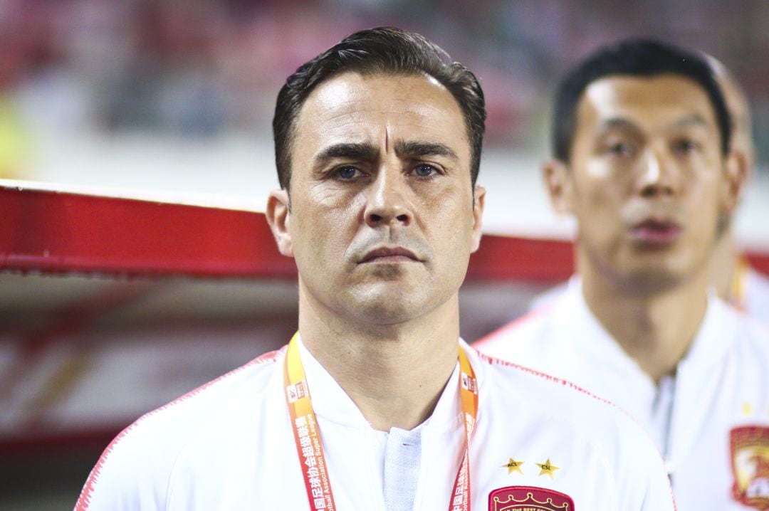 Fabio Cannavaro, como técnico del Guangzhou