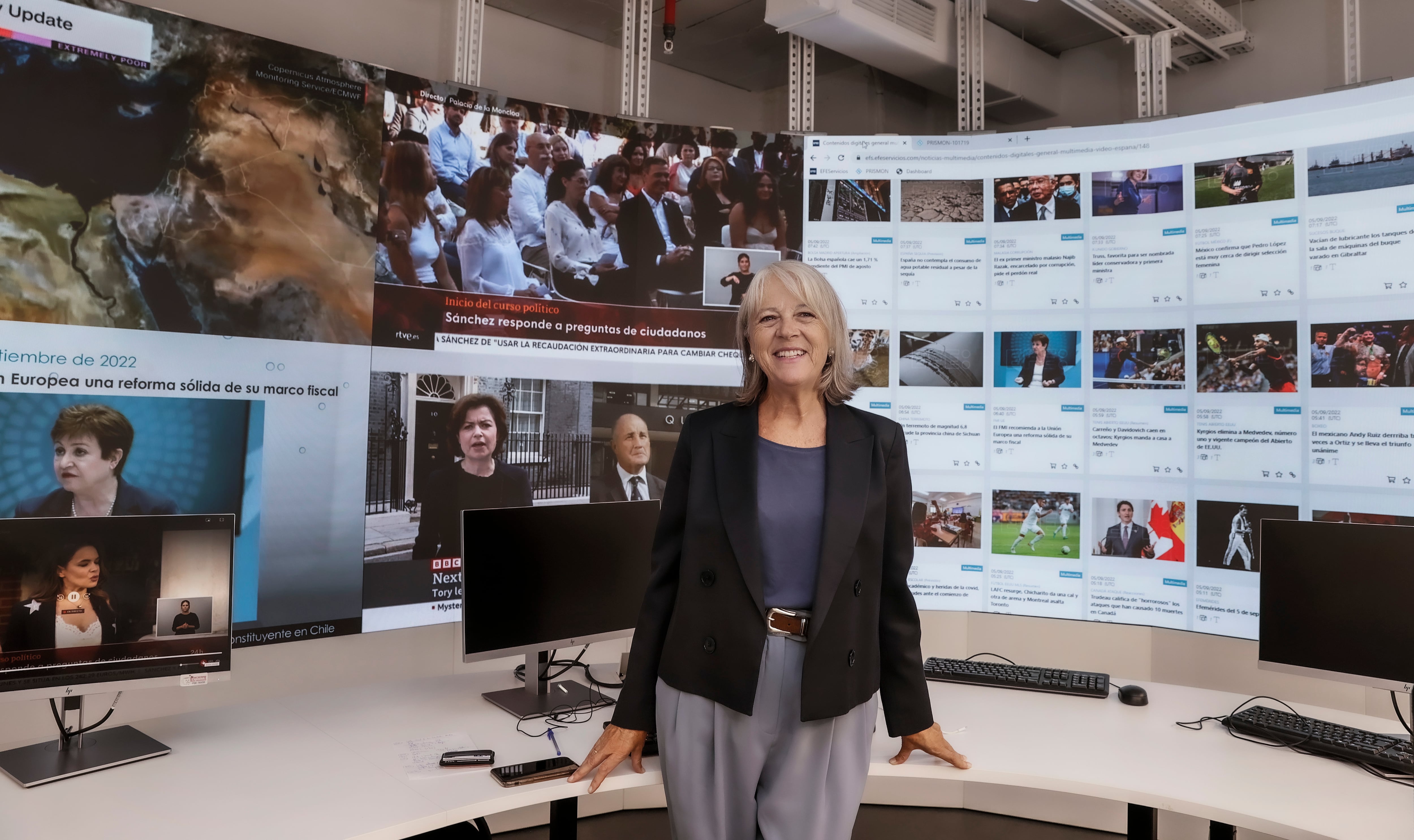 Gabriela Cañas, periodista conquense, actual presidenta de la Agencia EFE.