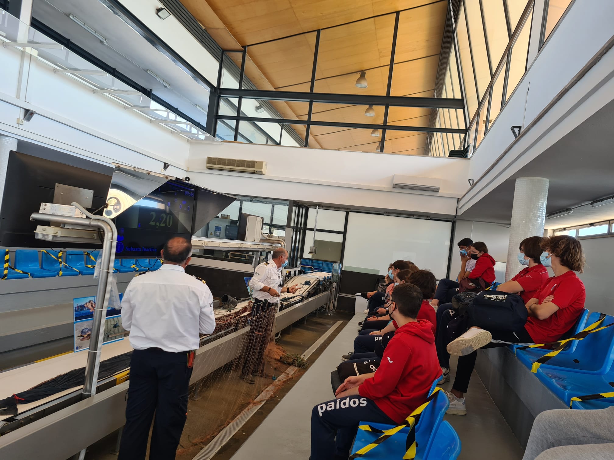 Visita, el curso pasado, a la Cofradía de Pescadores de Dénia.