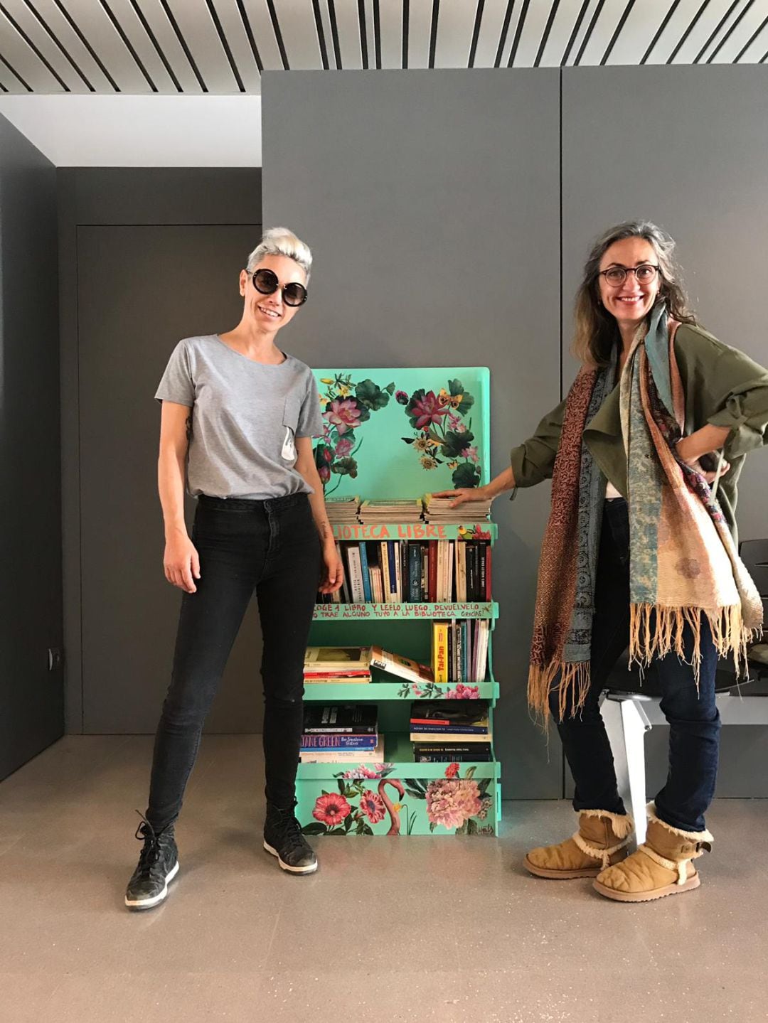 Imagen de la biblioteca del centro de salud de Can Misses