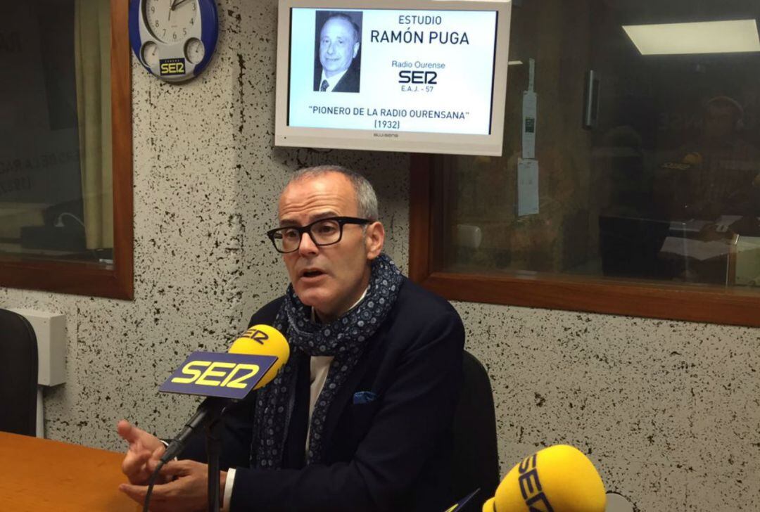 Jesus Vazquez en el estudio Ramón Puga