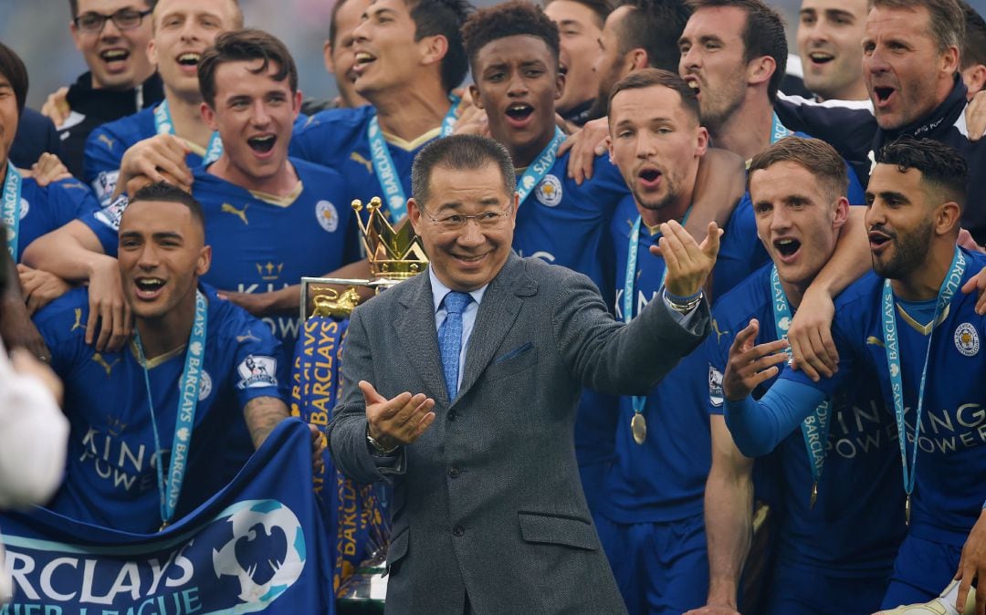 Vichai Srivaddhanaprabha, propietario del Leicester, viajaba en el helicóptero siniestrado con otras cuatro personas.