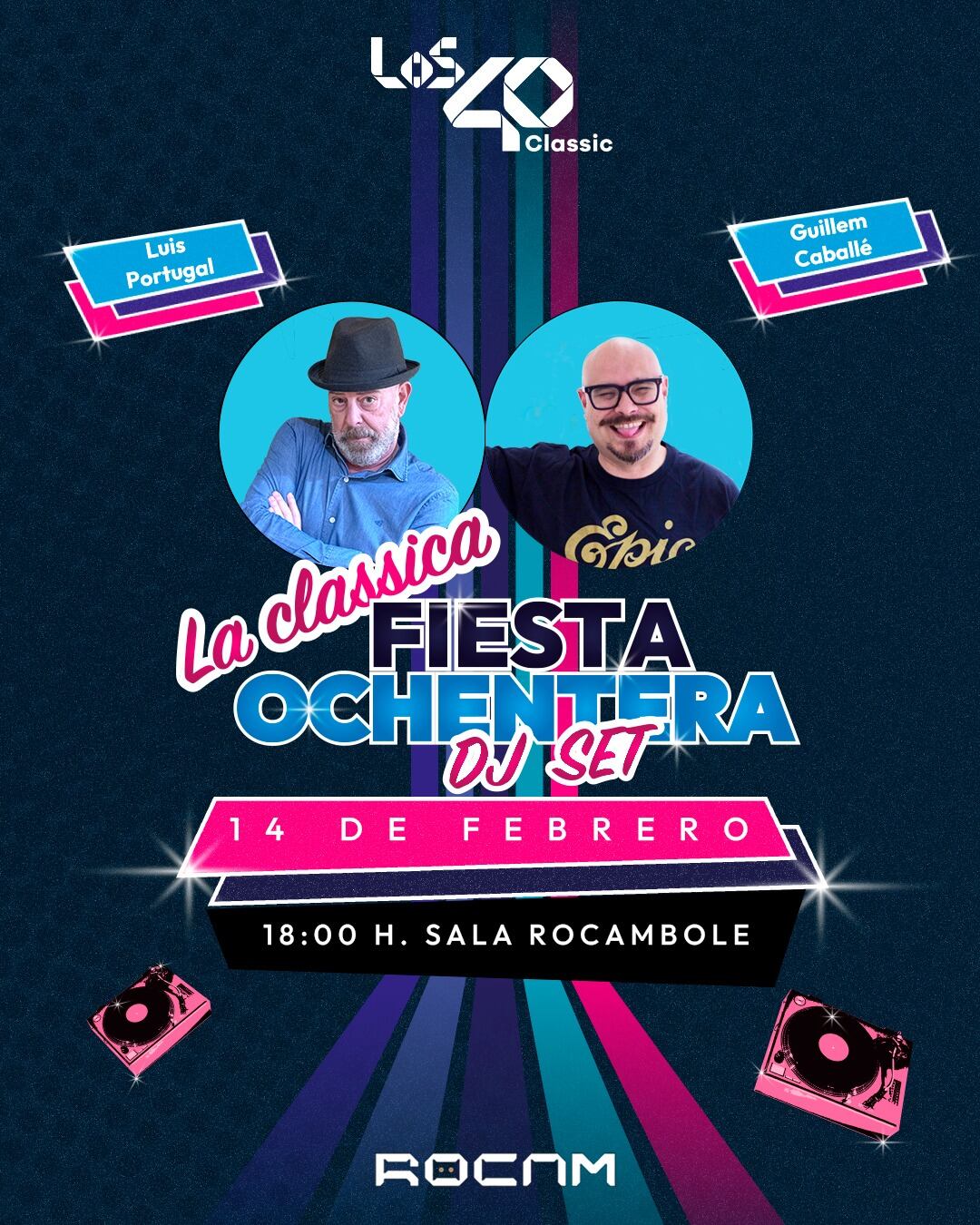 Portu y Guillem Caballé harán bailar a Santander con la mejor música de todos los tiempos.