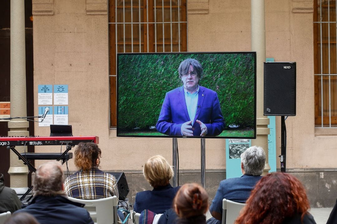 El expresidente de la Generalitat de Cataluña, Carles Puigdemont