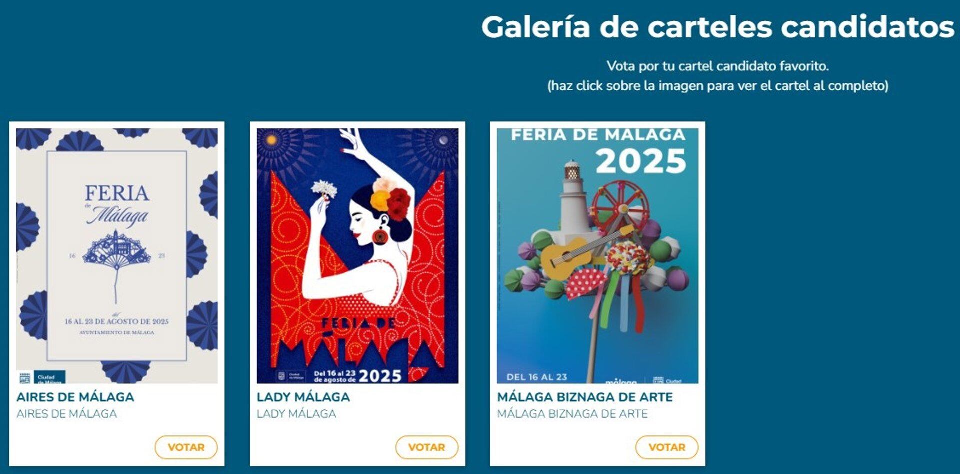 Carteles de la Feria de Málaga 2025