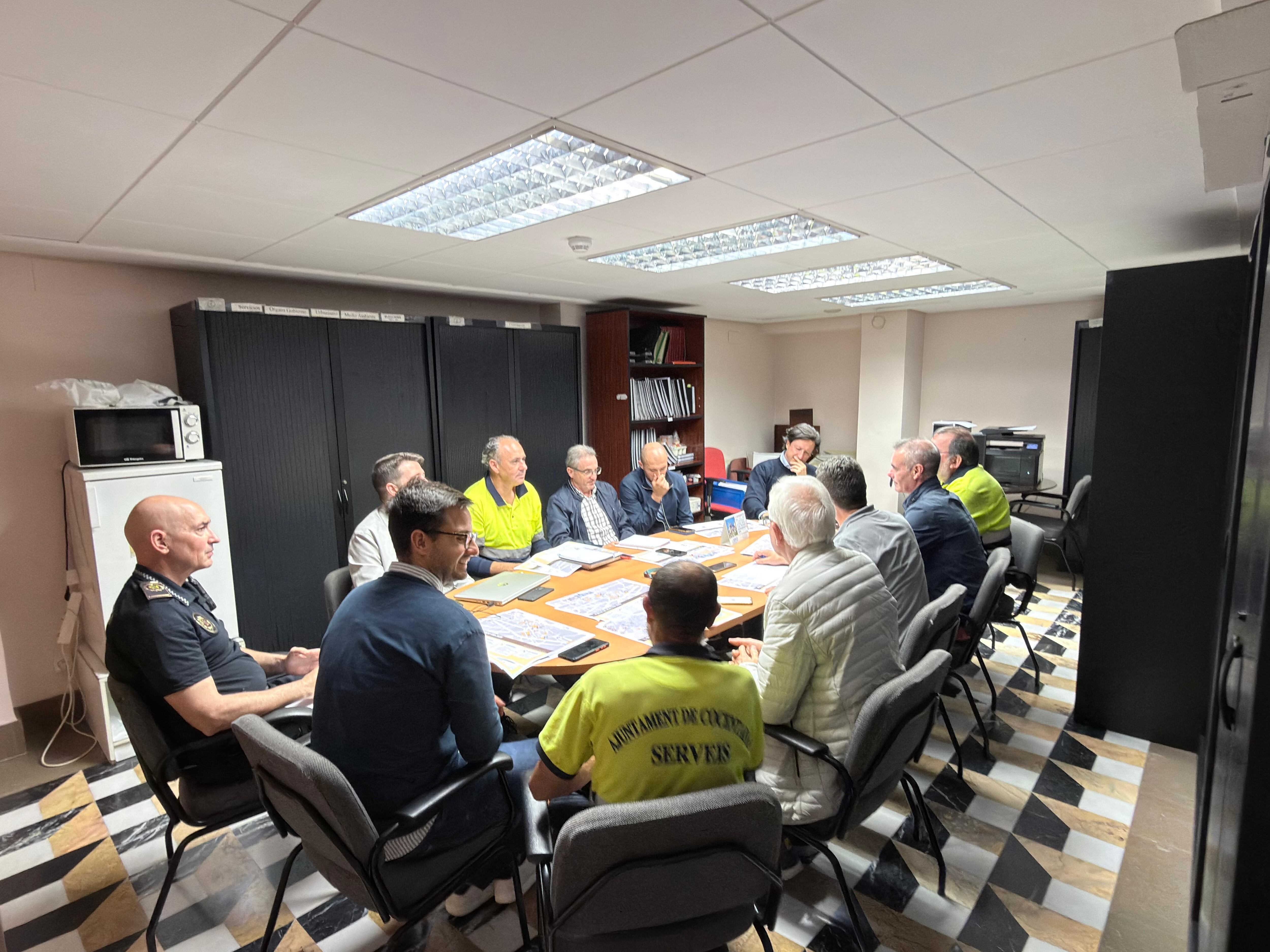 Reunión de responsables de los servicios implicados en la Fira