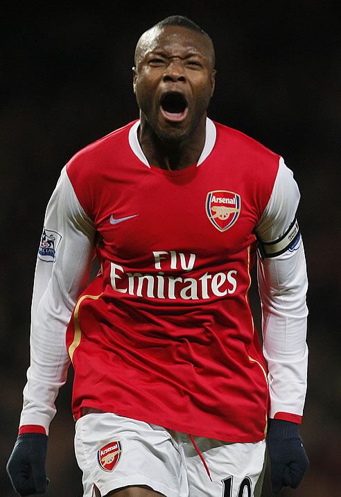 William Gallas, autor del primer gol del Arsenal