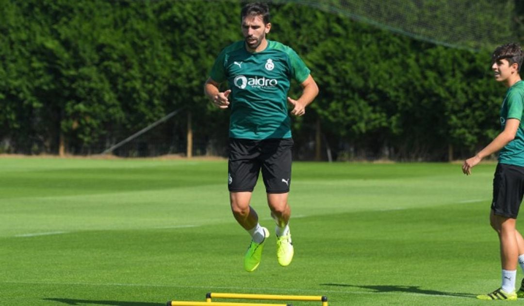 Jordi Figueras durante un entrenamiento