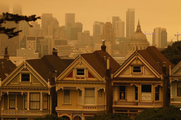 Painted Ladies, el icónico barrio de casas victorianas en San Francisco.