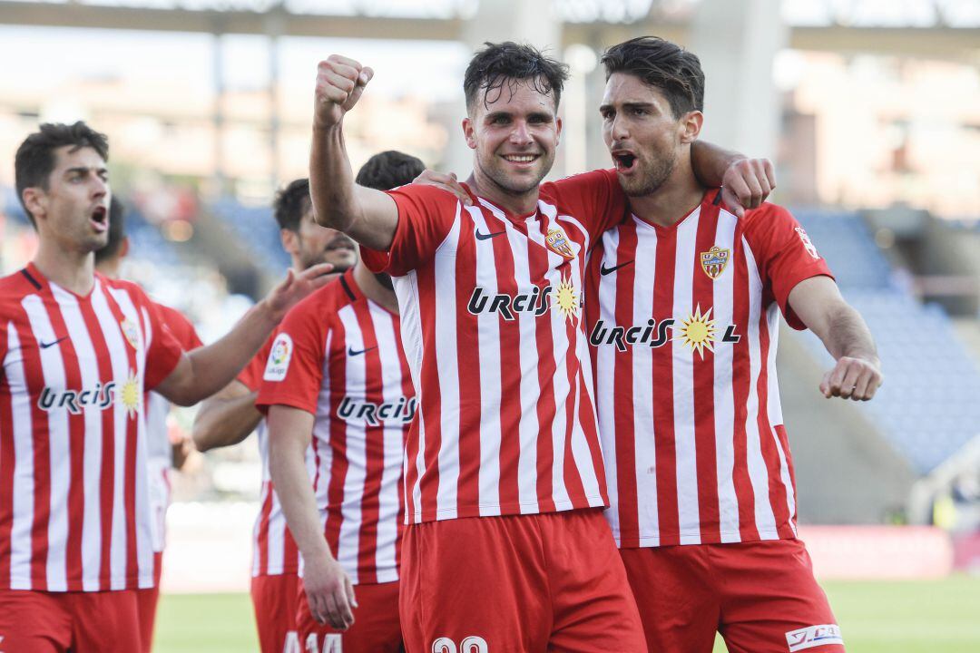 Celebración del 3-1.