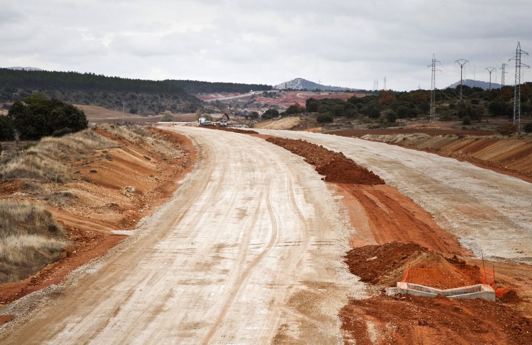 Obras de la autovía del Duero