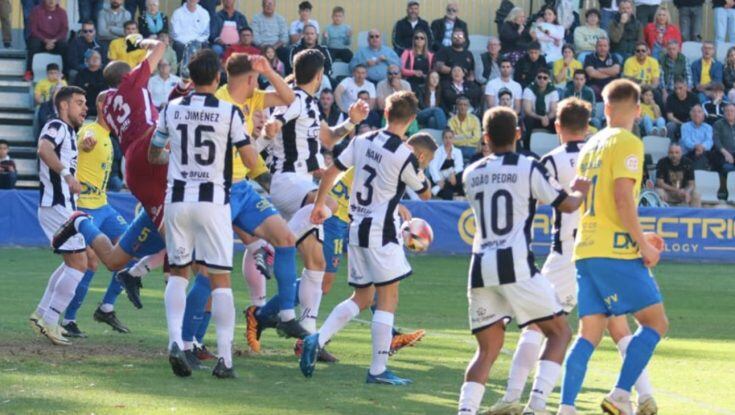 Un momento del partido