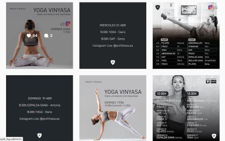 Galería Instagram Profitness