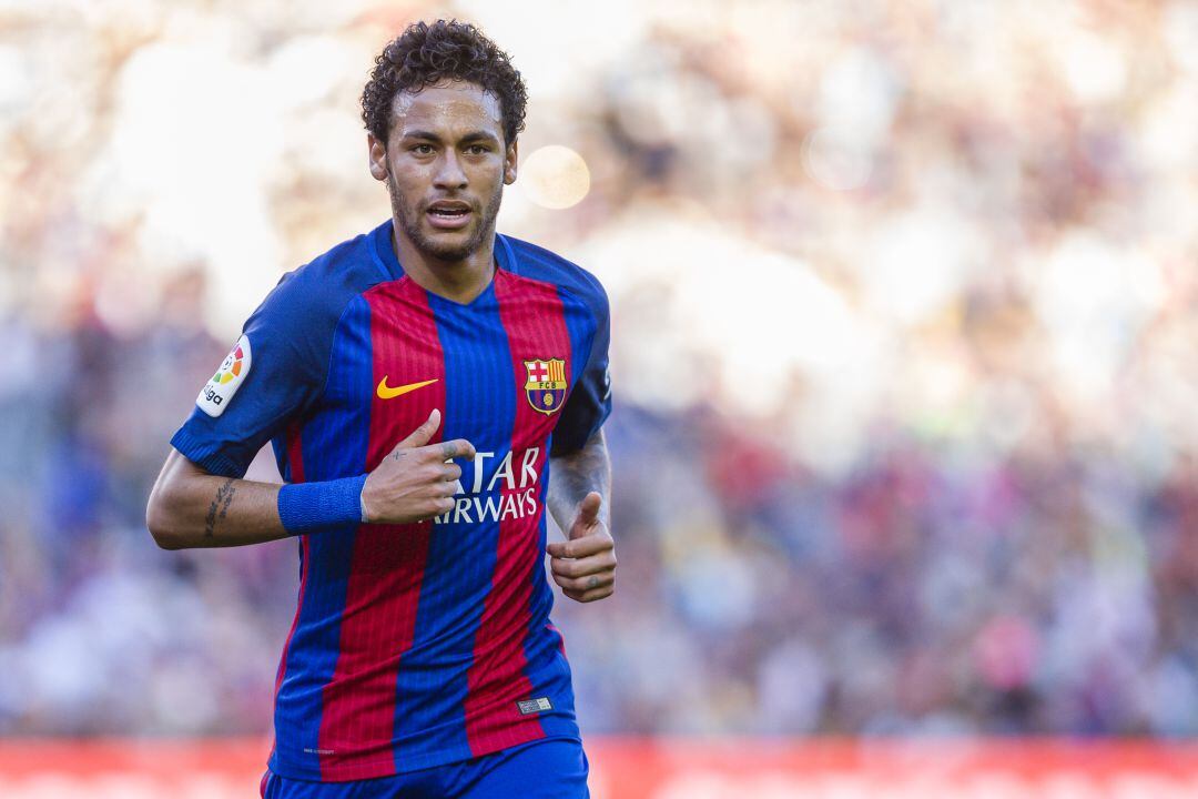 El brasileño Neymar cuando jugaba con el FC Barcelona