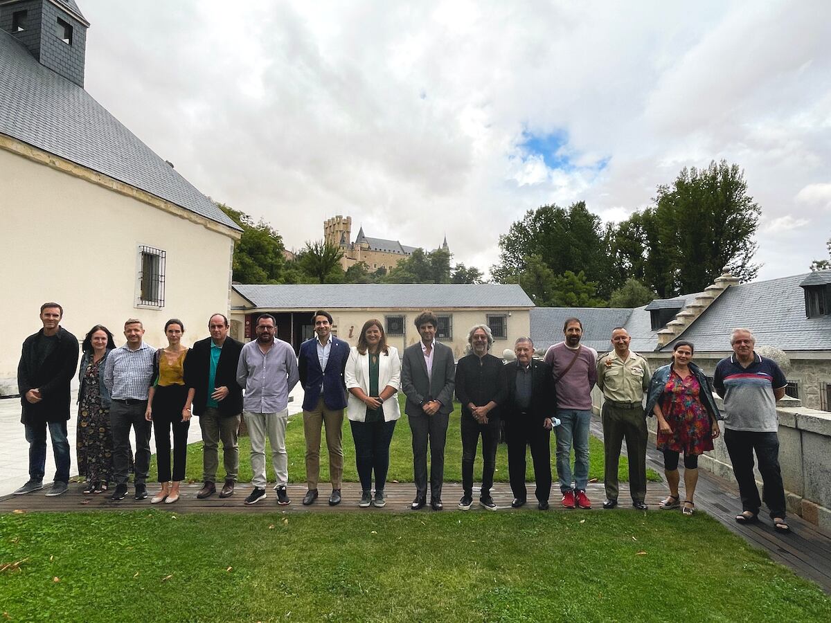 Representantes de las instituciones y museos participantes en la Noche del Patrimonio de Segovia