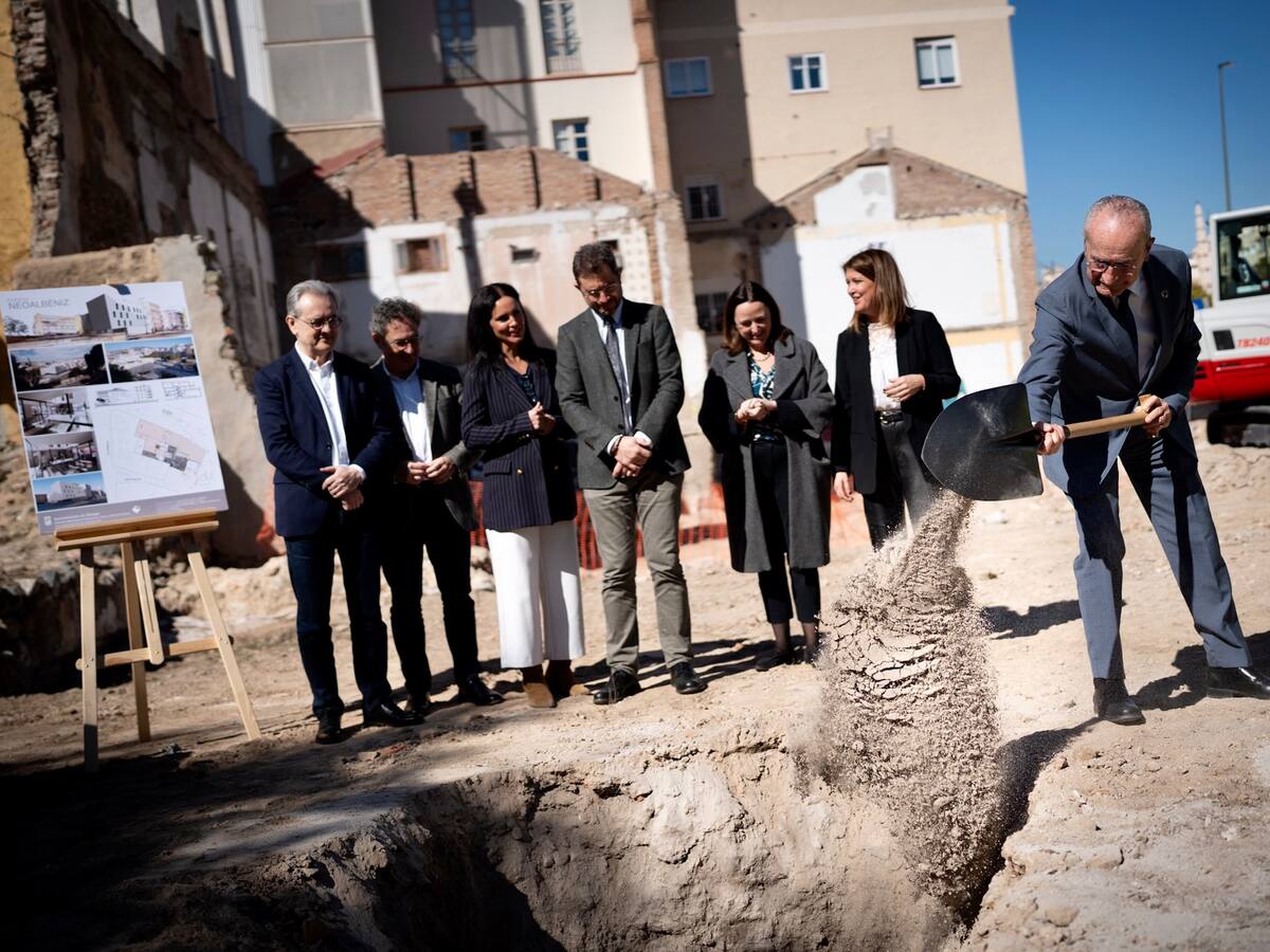 Arranca la construcción de Neoalbéniz, el nuevo equipamiento cultural de Málaga