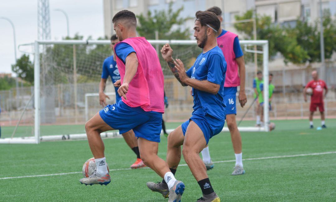 Entrenamiento del Xerez CD en La Granja