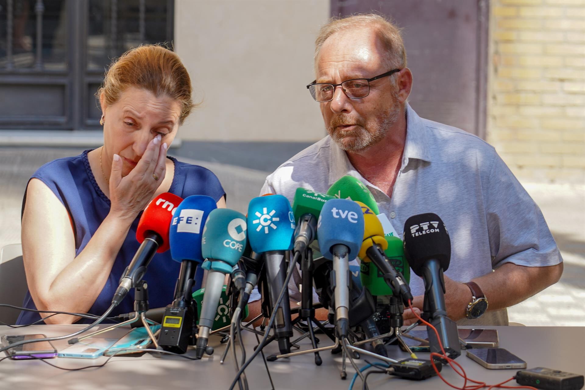 Los padres de Marta del Castillo, en una imagen de archivo.