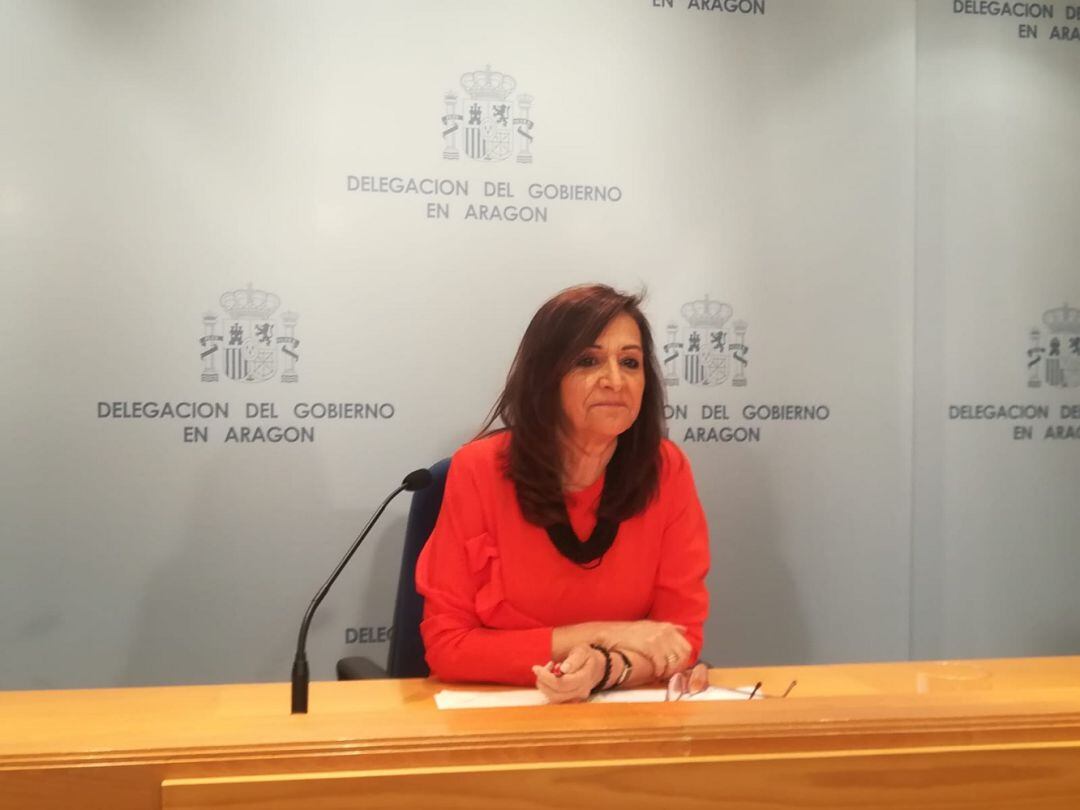 Carmen Sánchez, delegada del Gobierno en Aragón