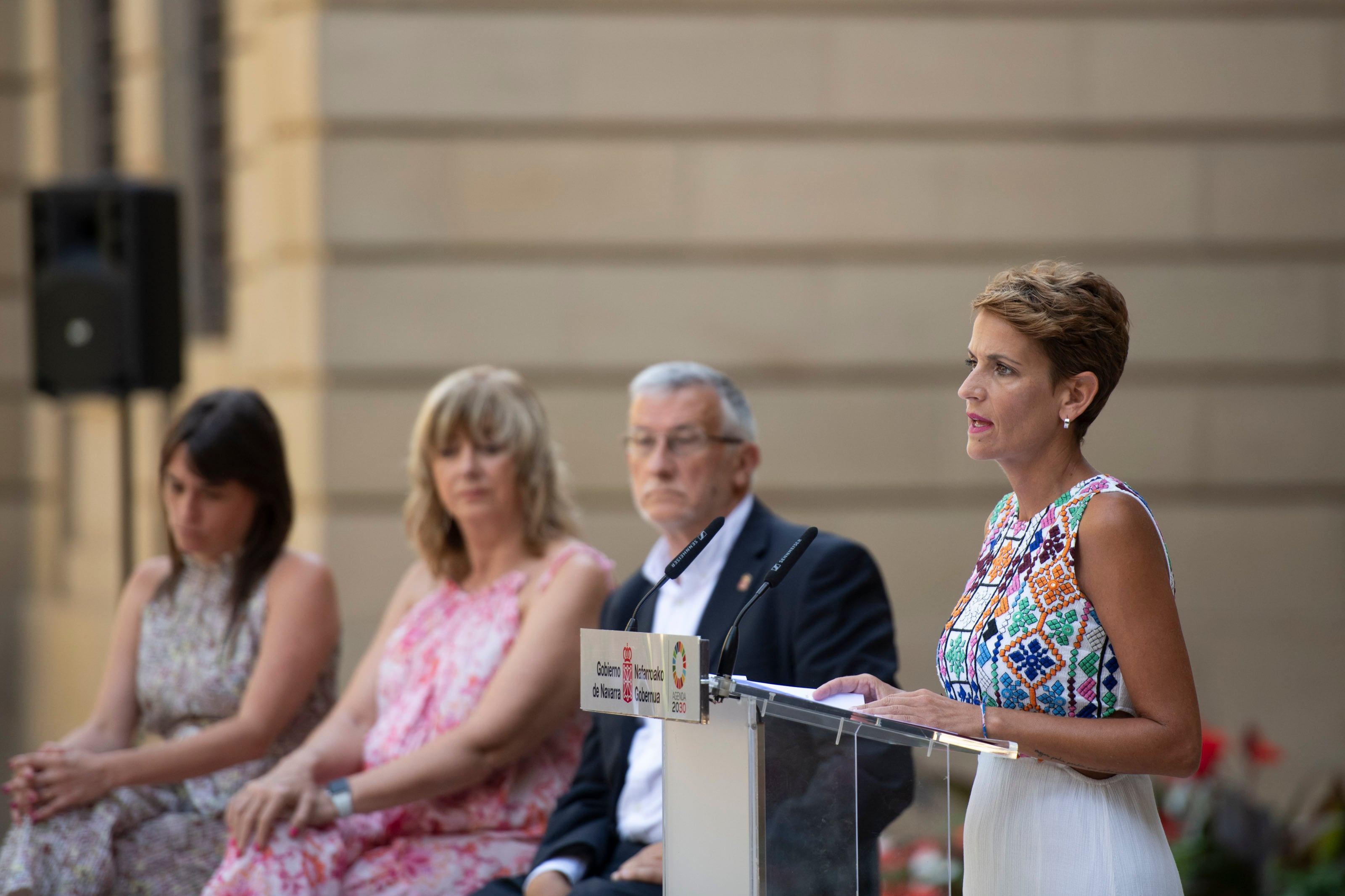 La presidenta de Navarra, María Chivite.