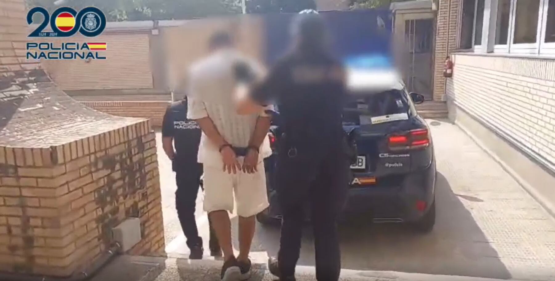 Detenido por el robo de móviles durante las fiestas de Huesca./Policía Nacional