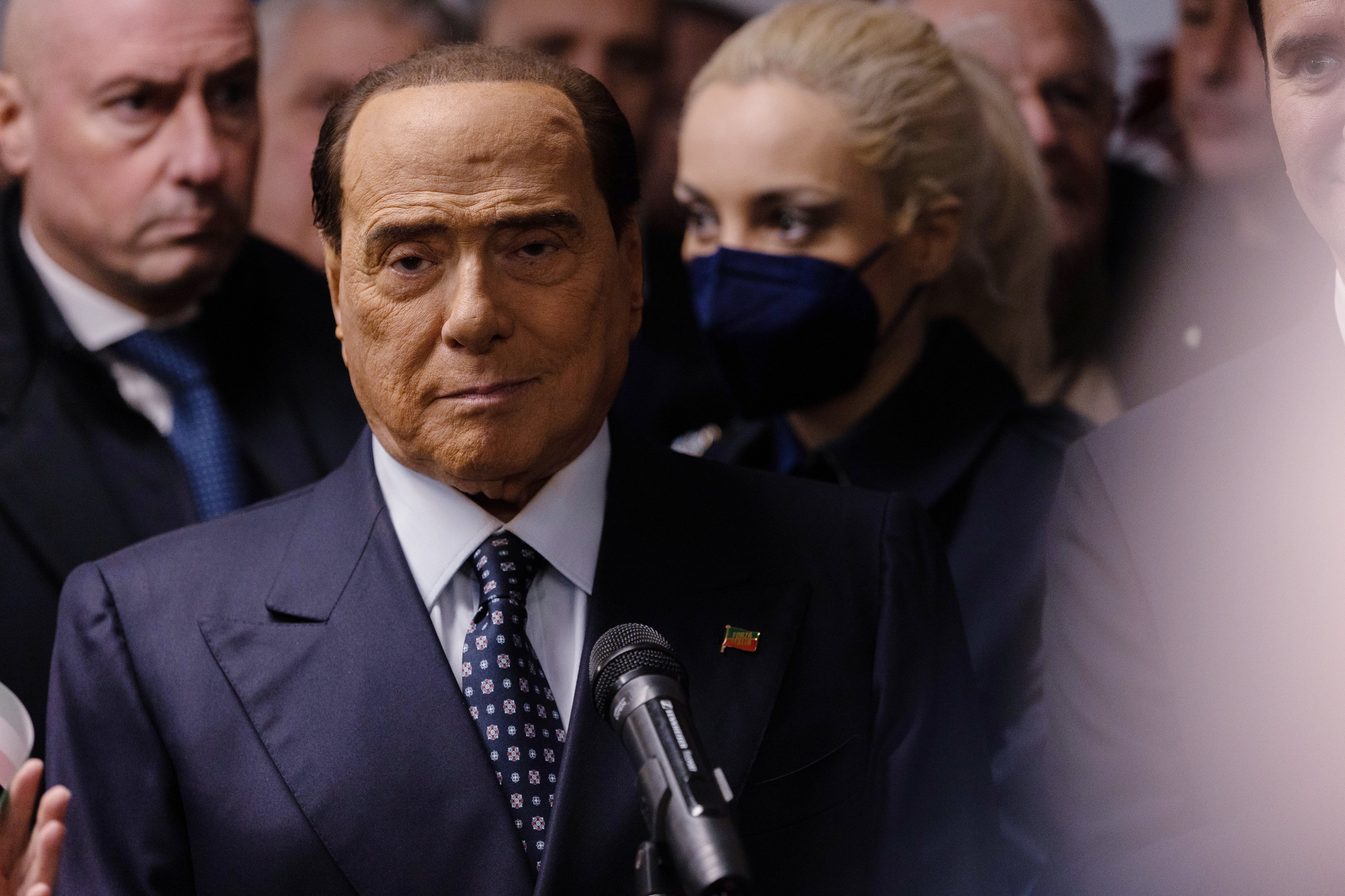 Silvio Berlusconi en una foto de archivo de noviembre de 2022