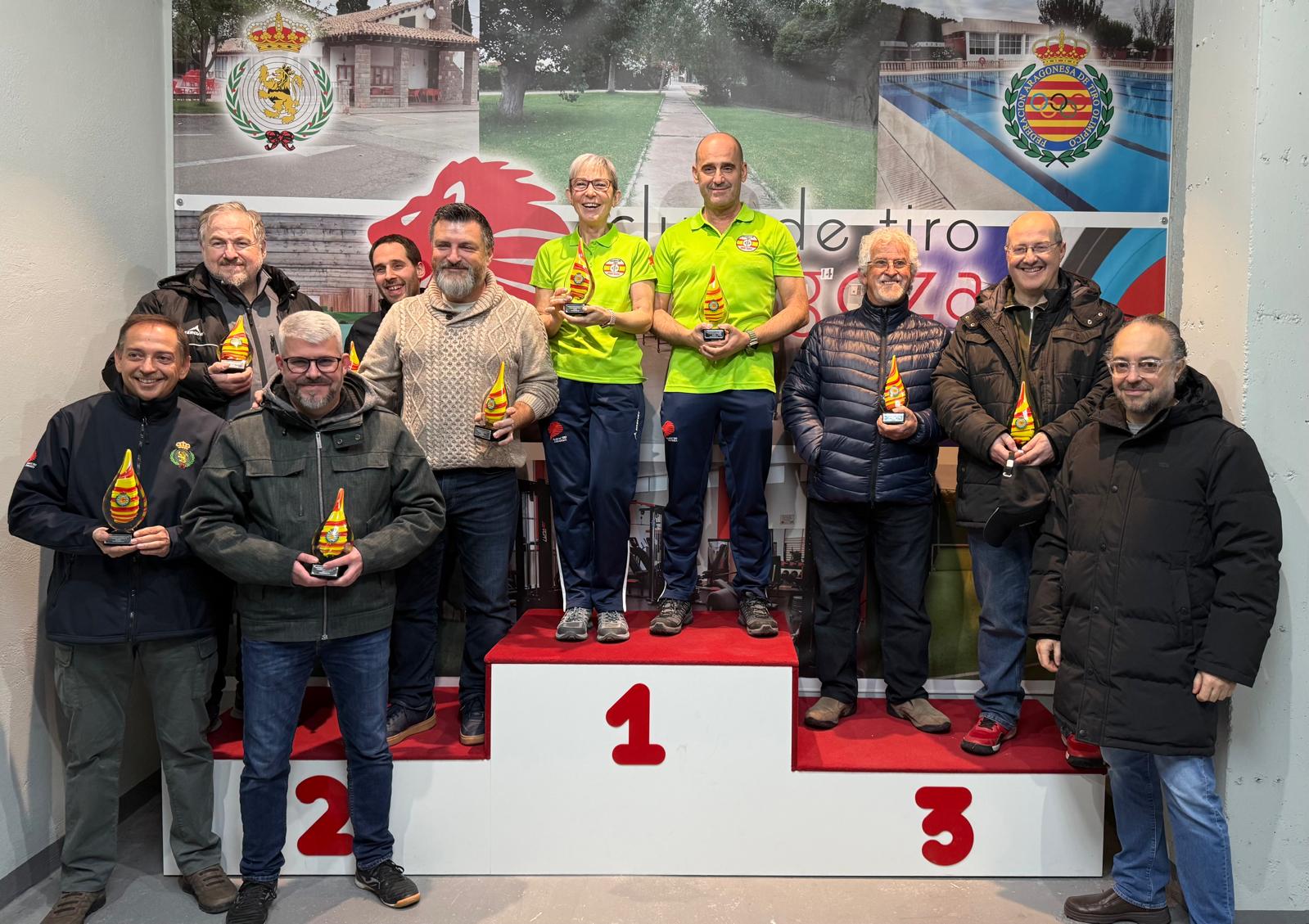 Podio en la competición Reino de Aragón