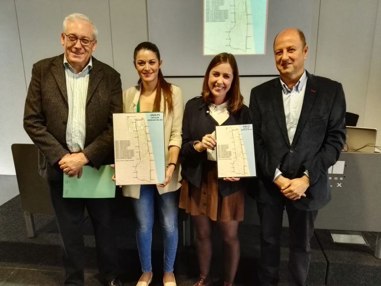 Esta mañana se ha presentado la puesta en marcha del autobús de Arenales