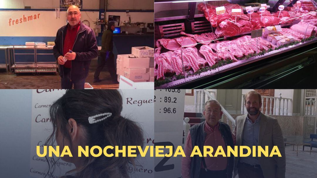 Los cuatro protagonistas de nuestra noche