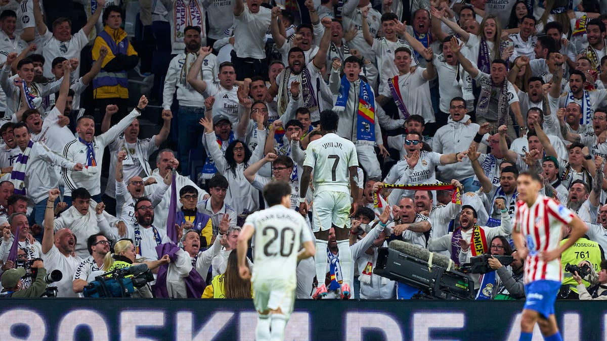 El Real Madrid remonta el derbi y vence al Atlético (3-2) con un Vinicius protagonista