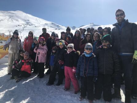 En la estación de esquí de Sierra Nevada