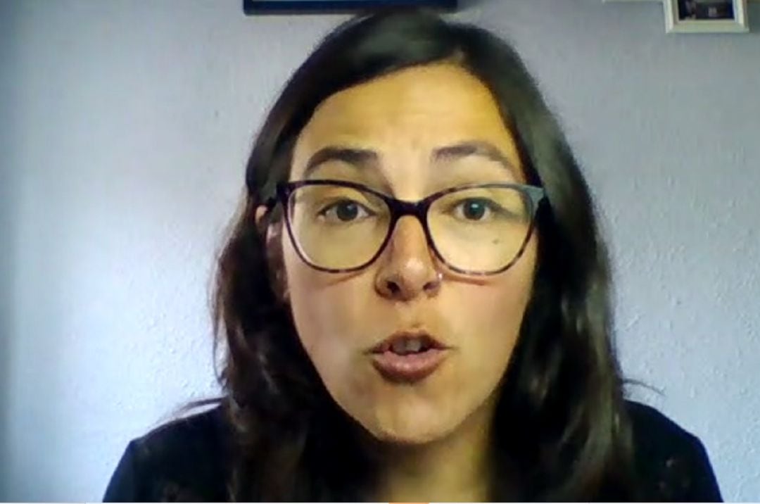 Laura Domínguez comparecía telemáticamente para denunciar las carencias del presupuesto con respecto a esta comarca