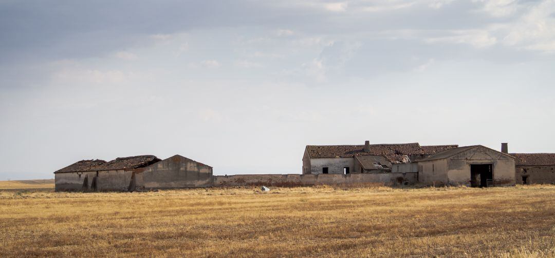 Imagen del despoblado Aldeayuste en El Campo de Peñaranda, Salamanca.