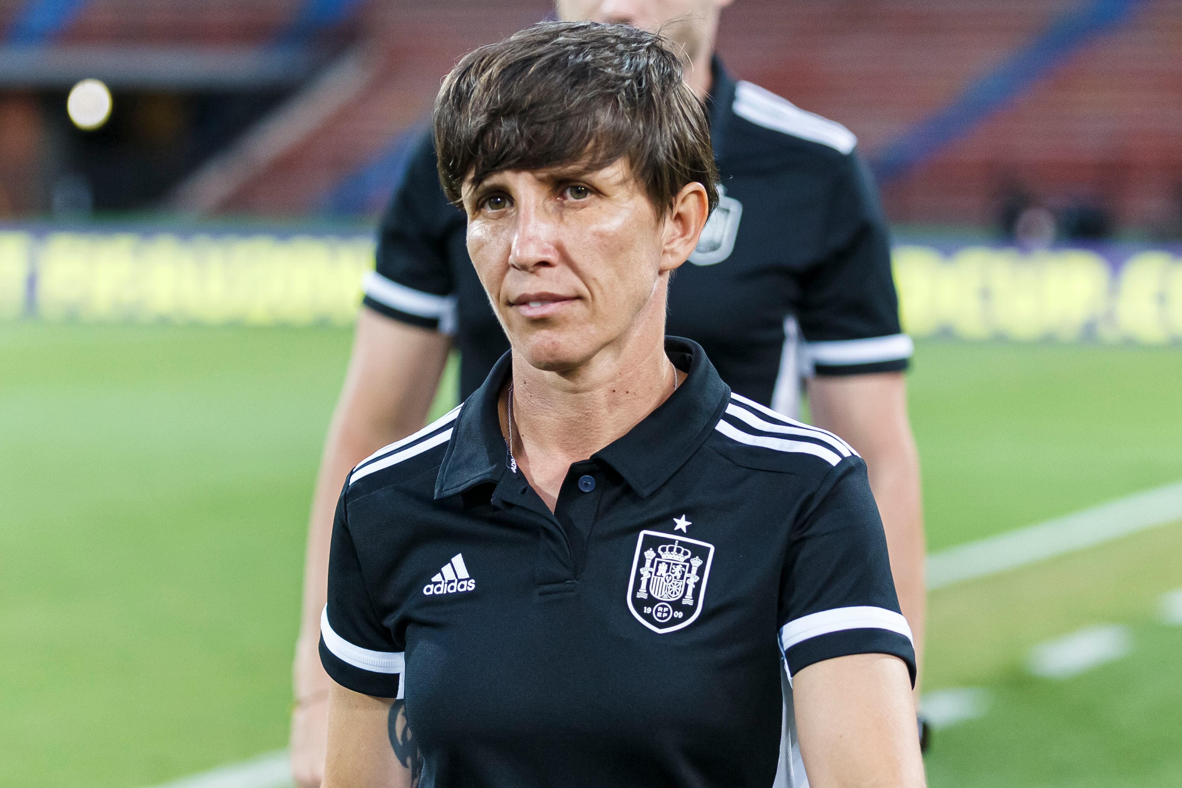 Sonia Bermúdez, durante el partido entre España y Colombia de la sub-23