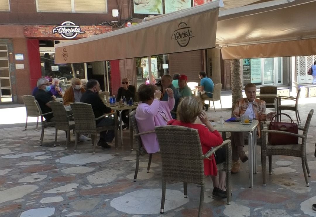 Una terraza en Elche